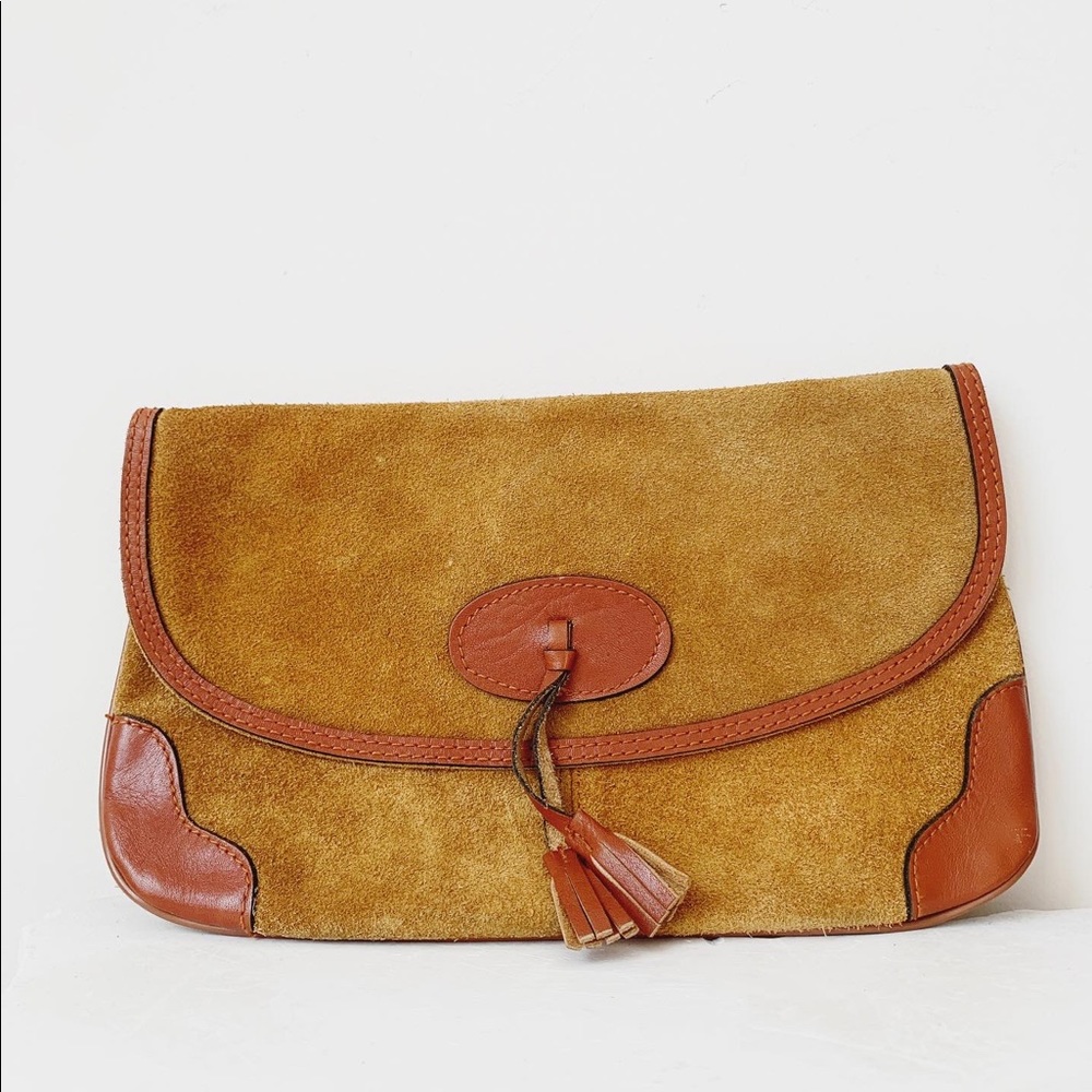 vintage Mr Ralph suede clutch